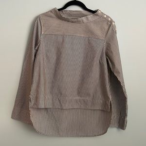 J. Crew Striped High Low Tunic Size 8